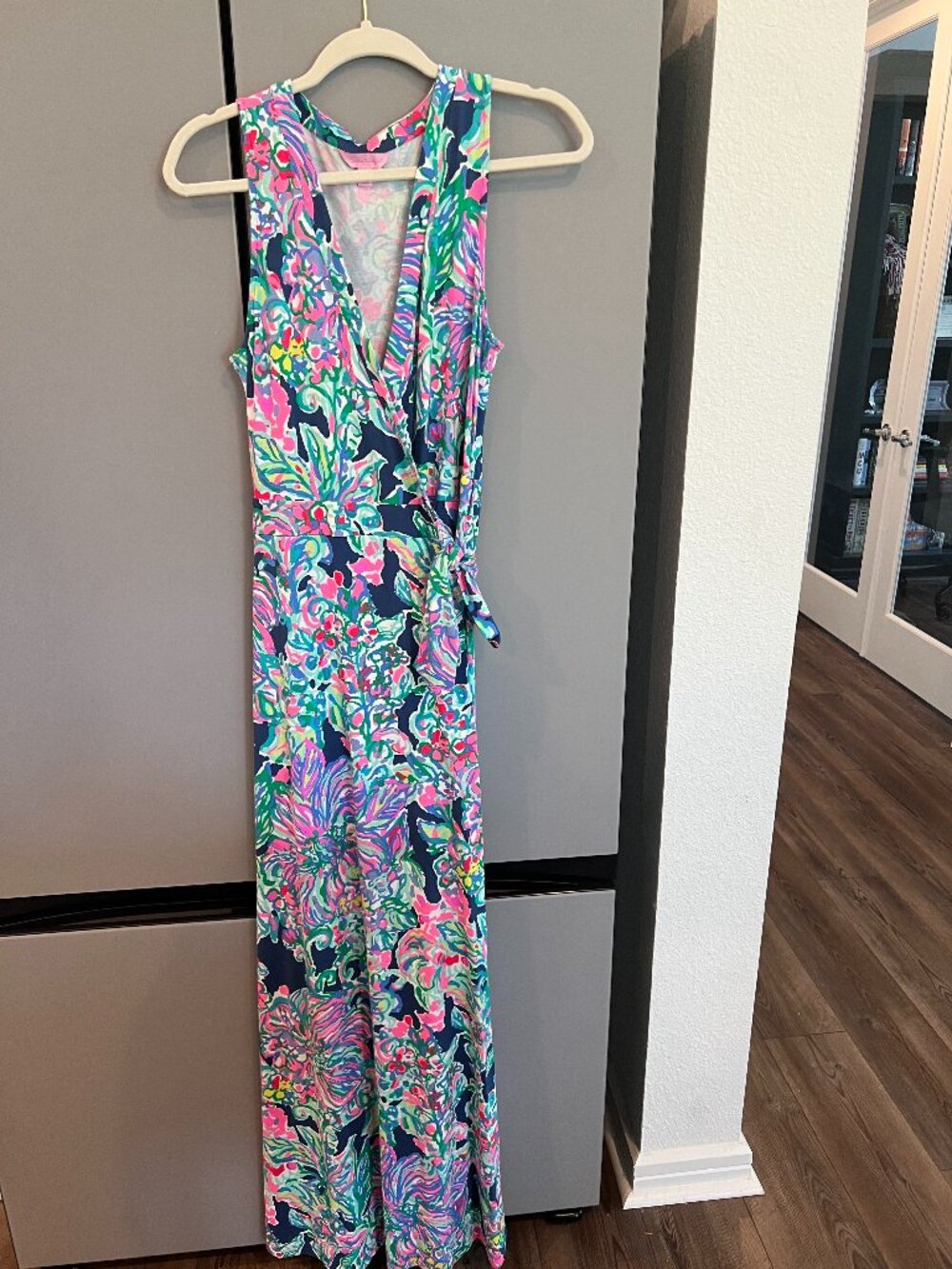 Lilly Pulitzer Ophelia Maxi Dress - Multi Boho Bateau - Size Small